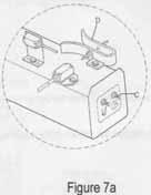 Changing Sanding Belt 1. Disconnect machine from power source. 2. Shut OFF the air tension switch (C), Figure 6. 3. Remove the pad lock lever (D) by tuning it counter-clockwise. 4.