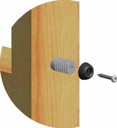 [12. 1/2 STEP #18: AFTER THE DOOR HAS BEEN INSTALLED, POSITION DOOR APPROXIMATELY 5-10 AWAY FROM THE FINAL POSITION AT ONE END (USING THE LEFT SIDE AS AN EXAMPLE TO SHOW THIS STEP).