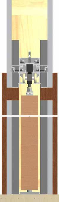 TYPE CC-NRB CATCH N CLOSE CROWDERFRAME POCKET DOOR KIT WITH FINISHING DIMENSION DETAILS NOTE: TO ILLUSTRATE THE CROWDERFRAME INSTALLATION PROCESS, TRIM DETAILS