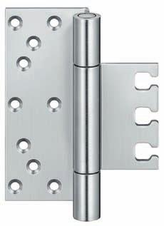 point looking system with 2 hooks with 2 hooks Surface/color: Top zinc