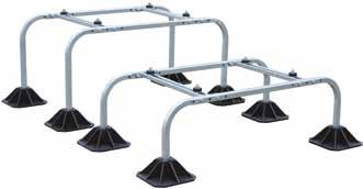 Support individual or multiple VRF/VRV units Adjustable slotted channel cross bar, to suit industry standard fixings Clamp kits Quick to assemble MINI SPLIT STAND RANGE