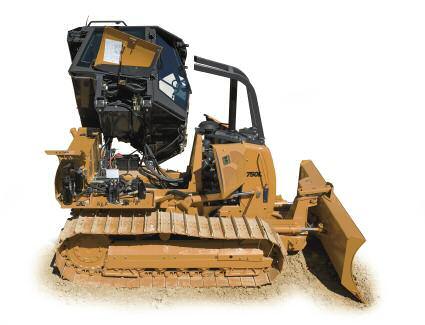 SERVICEABILITY & ATTACHMENTS Lightning-fast serviceability keeps your dozer running at peak