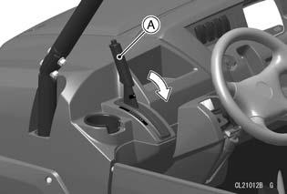 MAINTENANCE AND ADJUSTMENT 135 Parking Brake The parking brake helps hold the vehicle from rolling while parked.