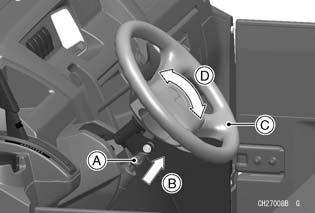 46 GENERAL INFORMATION NOTE The power steering system functions only when engine is running. If you install wireless equipment on board, contact an authorized Kawasaki dealer.