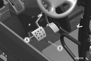 GENERAL INFORMATION 47 Brake Pedal The brake pedal is the left pedal on the floorboard. Depress the pedal to slow or stop the vehicle.