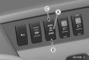 HOW TO OPERATE 89 WARNING Shifting the transmission while the vehicle is moving can cause abrupt changes in speed and direction resulting in loss of control and accident with severe personal injury
