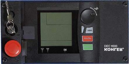 CONTROL PANEL APM303, comprehensive and simple DEC4000, ergonomic and userfriendly The APM303 is a versatile unit which can be operated in manual or automatic mode.
