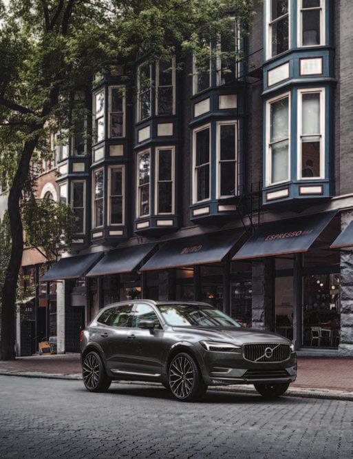 THE VOLVO EXPERIENCE 81 T6 AWD Inscription 724 Pine Grey 22 10-Open Spoke Matte Black Diamond Cut alloy wheel W009 Panoramic roof Exterior Styling Kit VOLVO EUROPEAN DELIVERY THE EXPERIENCE BEGINS IN