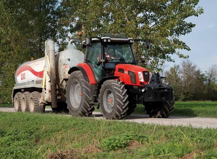 Park-Brake All models are equipped with an innovative Park Brake system that will ensure the tractor is always securely and efficiently immobilized.