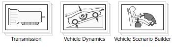 Prebuilt vehicle models that you can parameterize and