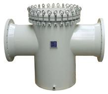 Differential pressure inlet - outlet 1 bar. Installation The filter is installed in piping via flanges.