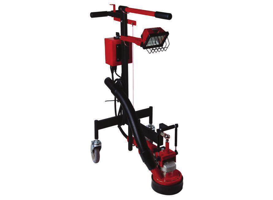 HUM- B GRINDER (OR SIMILAR MODEL) THE HUM-B CAN COVER MORE SQUARE FOOTAGE IN LESS TIME, WITH LESS EFFORT WHILE FOCUSING ON COMFORT. THE ERGONOMICALLY DESIGN ALLOWS THE USER TO WORK STANDING UPRIGHT.