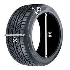 Factor #1: Tire Size - The rubber tire is comprised of 3 series of #s. These are the dimensions of the tire. In this figure, (e.g. 215/75/16) A. Width = 215mm (millimeters). B.