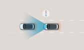 Blind Spot Collision Warning (BSCW) with Lane Change Assist (LCA). Using 2 radar sensors in the lower rear bumper, the system visually warns you of traffic in the blind spot area.