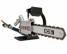 ICS Hydraulic Powered Saws 814PRO It may be small but with as much power as the 890 series, the 814PRO is ready for the big jobs.