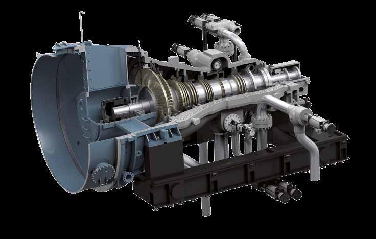 Advanced Steam Turbine Design Figure 1: Enhanced Platform Design The Enhanced Platform steam turbine design sets the course for the next generation of Siemens industrial steam turbines.