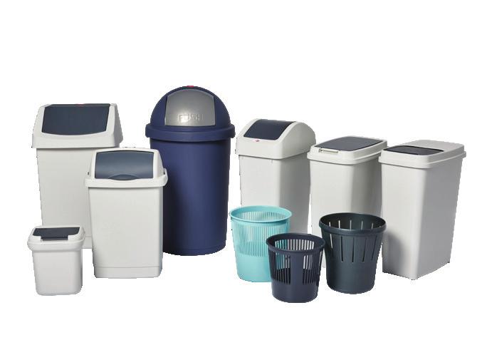 Smart refuse solutions Designed without awkward areas that can catch and hold dirt