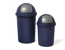 Bullet bins Swing & stay TM bins Spring loaded lid closes every time Easy swing top lid In-built carry handles Suitable for indoor or outdoor use Durable and long lasting Reflective lid flap hides