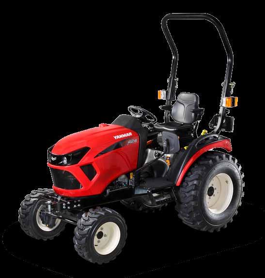 Don t be deceived by its compact dimensions; the Yanmar SA424 is a tough customer with all the muscle needed for even the toughest applications.