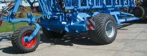 In several countries, the maximum permissible axle load is 10 tons for transport on public roads. LEMKEN has a simple and practical solution: the servo Uni wheel.