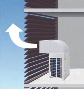 Adjustable Outdoor Fan External Static Pressure Thanks to DC INVERTER fan motor, the external static pressure of outdoor fan is adjustable.