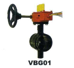 VBG01-300PSI Grooved-End Butterfly Valve VBG01 C - 300PSI Grooved-End Butterfly Valve(CLOSE) Approved Gear Operator for both Indoor or Outdoor use NSF Certified Polymide Coated Ductile Iron body for
