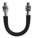U BOLT WITH LINING APPLICATION: U-BOLTS are used to secure piping to structural members.