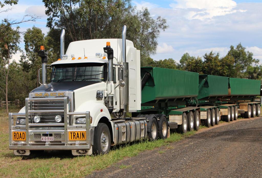 CAPABILITY AND EQUIPMENT MTL Pivot have an expansive fleet of compliant plant and equipment: 28 ft Tilt Tray 48 ft Drop deck trailer 40ft Flat top (x2) road train set