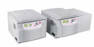 Frontier 5000 Series Multi-Pro Centrifuges Maximum Application Flexibility Choose from five models from small to medium capacity, speed range of 14,000 16,000 rpm and non-refrigerated/refrigerated