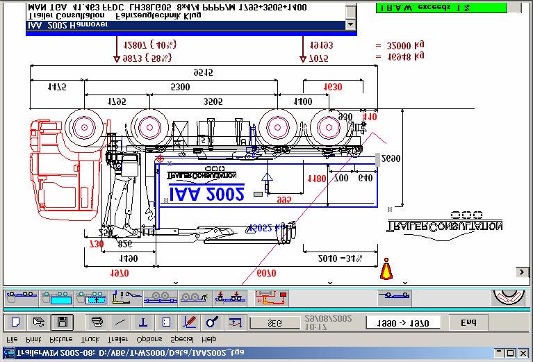TrailerWIN Software for commercial vehicle construction TrailerWIN does the truck body calculations in accordance with weight distribution, total vehicle length,
