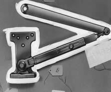 Regular Duty Parallel Arms Hold Open Arms PH4 - Flush frame, Friction Hold Open Arm 11-1/4" (286mm) long Holds open from 75 to 180 Easily adjusted by wrench Use on