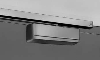 Track Type Applications Pull Side Mounting (Hinge Side) OT Shown Push Side Mounting (Stop Side) POT Shown OD Double Egress Arm 1431 Track Type Closer - Offers the most decorative door closer