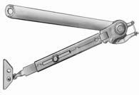 adjusted by a wrench Holds open from 80 to 140 160 F Link Standard Specify 125 F Link when required For arm only, order as 25-F x hand x finish 63-2240 - Left hand main arm and link assembly 63-2241