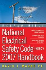 Marne, D.J. (2007), National Electrical Safety Code (NESC) 2007 Handbook, McGraw-Hill s.
