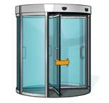 Revolving Doors RDR Basic equipment RDR-E01 Note Construction outside diameter 2100 3600 entrance and emergency escape width see schedule page 6 total height 2300 passage height 2100 body top 200