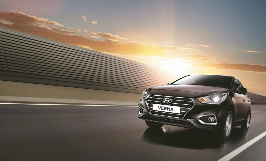 The Next Gen VERNA With over 8.8 million customers globally, the VERNA is one of the world s most loved sedans.