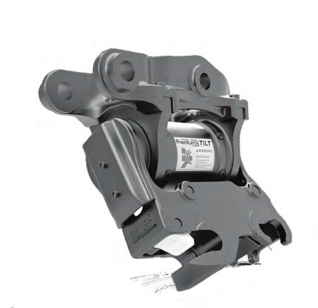 180 180 TILT TWIN-LOCK UNIVERSAL CONNECTIVITY LOW MAINTENANCE Achieve more from your excavator