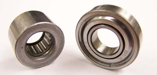NOTE: The pilot bearing is designed to be a slight press fit in the bore, and the pilot bearing hole is not always sized correctly in some crankshafts.