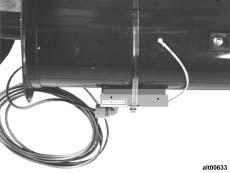 13. Place moisture sensor in the opening and clamp it to the tube with one of the long clamps provided, as shown in Figure 25.