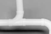 short elbow within the pipe system.