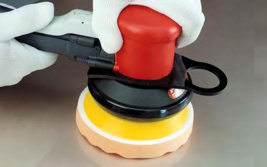 Two-Step Polishing System A proven method for repairing minor surface defects that protrude through the clear coat Step One Use Model 10207 Right Angle Mini-Orbital Sander or