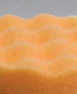 White Foam Polishing - foam cells are smaller and closer together than Yellow Foam cells making
