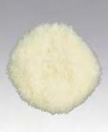 White 90045 Foam Flat Cutting Yellow 90081 Natural Sheepskin Polishing White 133 mm (5-1/4")