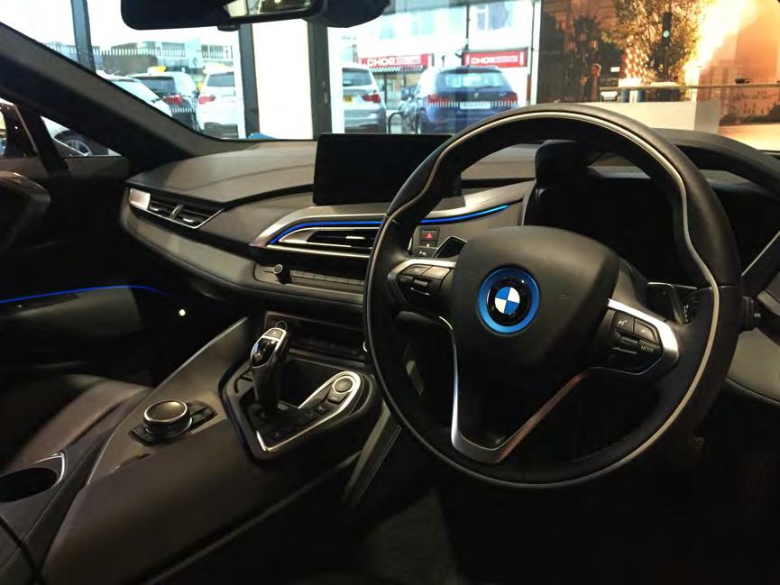 The BMW i3 does not come as a hybrid and is purely electrical with the option of a range extender, this