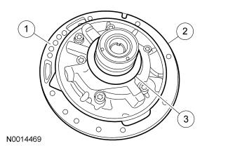 Sizer, Piston Seal 307-338 (T95L-70010-G) Material Item Multi-Purpose Grease XG-4 and/or XL-5 Specification ESB-M1C93-B Disassembly 1. Remove the fluid pump gasket, fluid pump seal ring and the No.