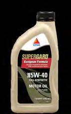The CITGO family of premium-quality engine oils are designed to provide optimum performance in high-output gasoline and diesel (including turbocharged and supercharged) engines in passenger cars,