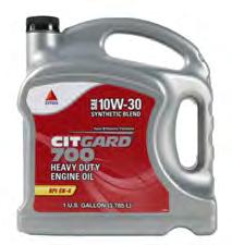 FULL-SYNTHETIC HEAVY DUTY DIESEL ENGINE OILS CITGO CITGARD SynDurance PLUS 5W-30 and 5W-40 synthetic heavy duty engine oils are built with the next generation fuel efficient technology that addresses