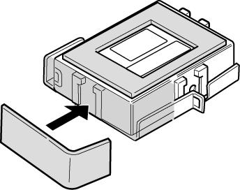 3-2 RES ECU (c) Insert the RES ECU Bracket into the indicated Bracket Slots on the RES ECU. (Fig.