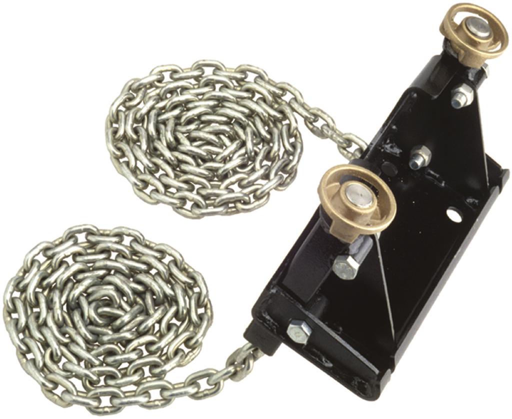 ) All-Purpose Bracket C3081443 Wheel handles on chain binders make tightening easy. Bolt-Down Bracket For 3,000-lb.