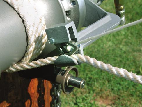 If rope comes off end of drum and hook catches hoisting.